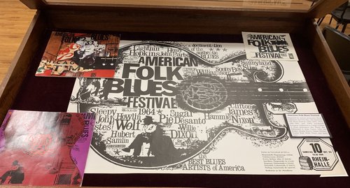 Materials from the American Folk Blues Festival in 1963, 1964, 1965.