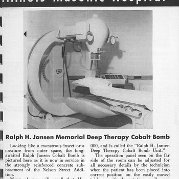 Deep therapy cobalt bomb, 1959