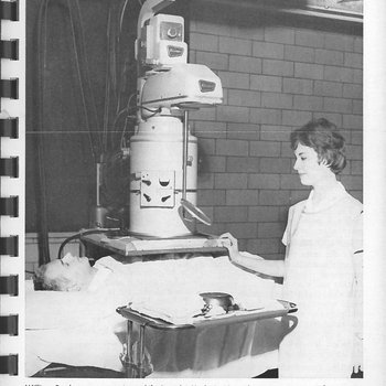 Newest x-ray procedure, 1961