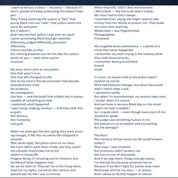 Guilty Until Proven Black: My Life As a “Suspect” Before I Was Even a Man