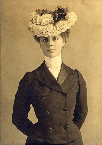 Dr. Leonie Von Zesch in 1902, likely on or near her graduation