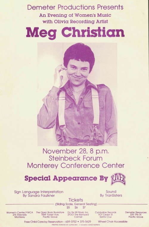 Meg Christian Poster Demeter November 1980