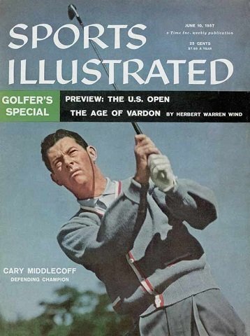 June 1957 Sports Illustrated cover featuring Dr. Middlecoff