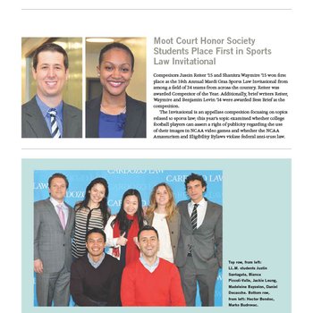 Moot Court Excellence at Cardozo