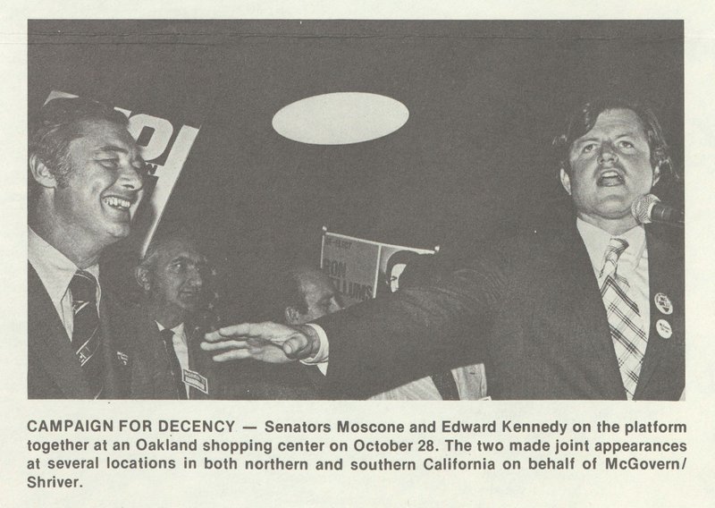 Moscone and Edward Kennedy