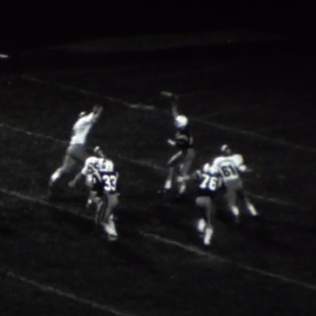 1971 Otterbein College (14) vs Defiance College (21) Football Film, 1 of 2