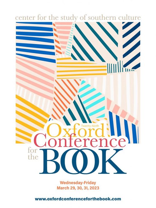 Poster for the Oxford Conference for the Book 2023