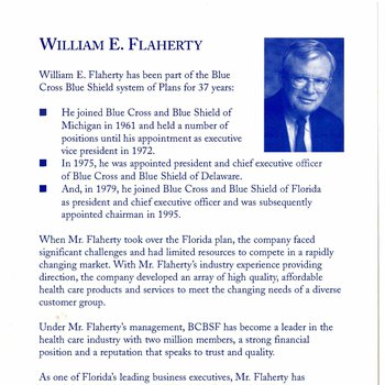A Retirement Tribute to William E. Flaherty – An All Employee Event, 1998