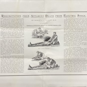 Resuscitation From Electric Shock 1904
