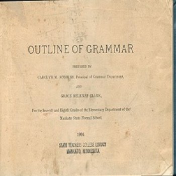 Outline of Grammar