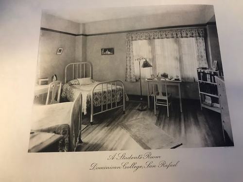 A Student’s Room in Fanjeaux, 1930s. Photograph Collection. Dominican University of California Archives. San Rafael, CA.