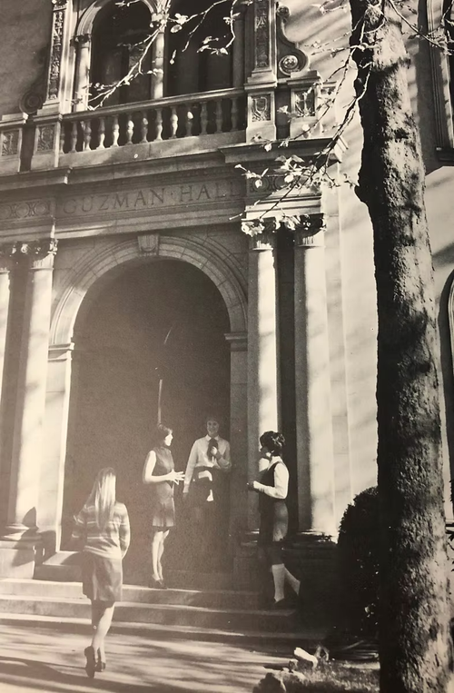 Guzman Hall, 1960s. Photograph Collection. Dominican University of California Archives. San Rafael, CA.
