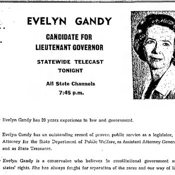 Who is Evelyn Gandy?