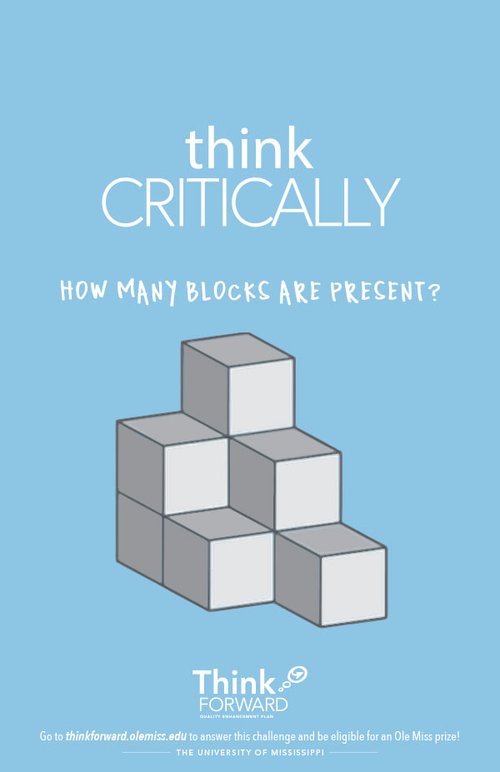 Think critically. how many blocks are present?
