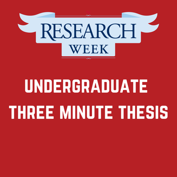 Undergraduate Three Minute Thesis