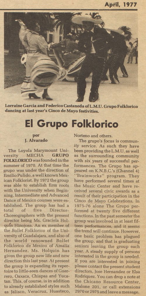 El Grupo Folklorico