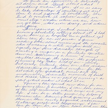 "What Nursing Means to Me" by Janet Widholm