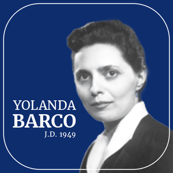 Yolanda Barco, J.D. 1949