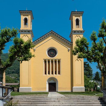 The Waldensian Church in Torre Pellice (Front Steps)