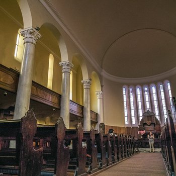 Interior Waldensian Church in Torre Pellice