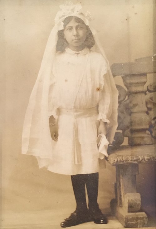 Rose Toubia’s first communion