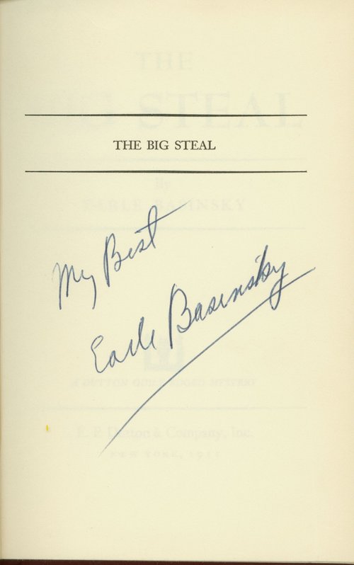 The Big Steal / Earle Basinsky. Title page.
