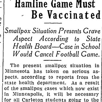 Students Going to Hamline Game Must Be Vaccinated