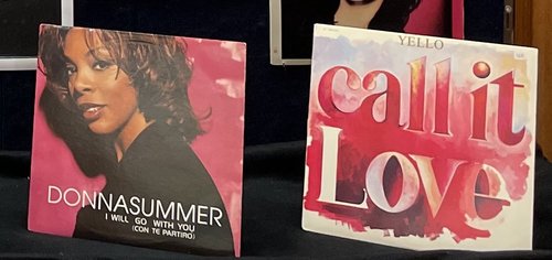 Vinyl records (7) I Will Go With You / Donna Summer (1999) Call It Love / Yello (1987)