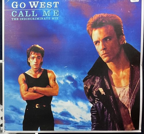 Vinyl records (5) Call Me / Go West (1985)