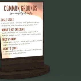 Common Grounds Specialty Menu