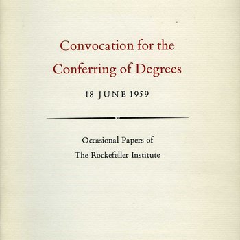 Convocation for the Conferring of Degrees, 1959