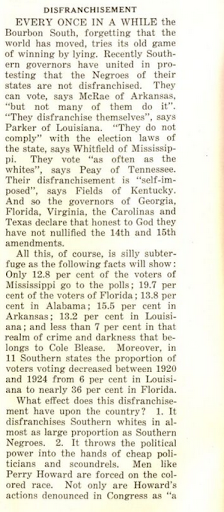 Black Disenfranchisement