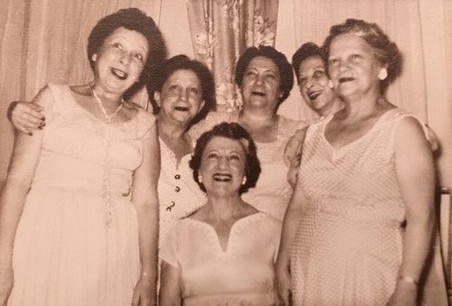 Keith Fulcher’s mother’s mother (second from left) and her sisters