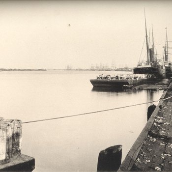 Scene from Baltimore Wharf