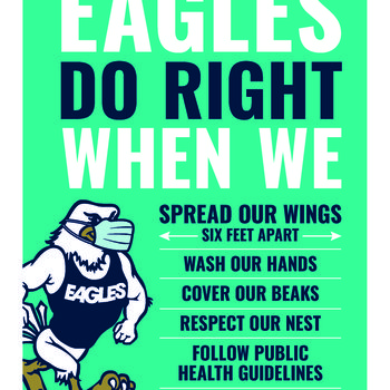 Eagles Do Right: Entry Way Sign