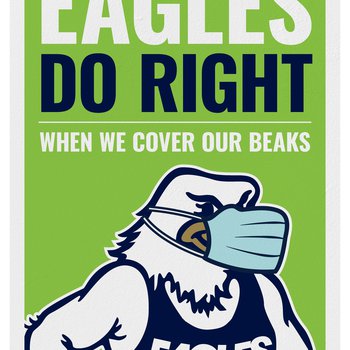 Eagles Do Right: When We Spread Our Wings 6 Ft. Apart