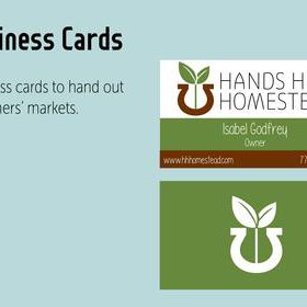 Hands High Homestead: Business Cards