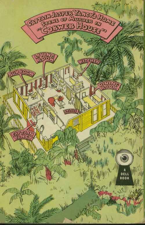 Cobweb House / Elizabeth Hughes Holloway. Example of "mapback" cover.