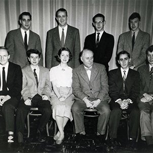 Members of the First Class of Graduate Students, 1955