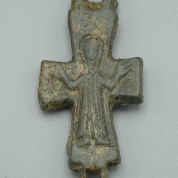 Reliquary Cross with Image of the Mother of God