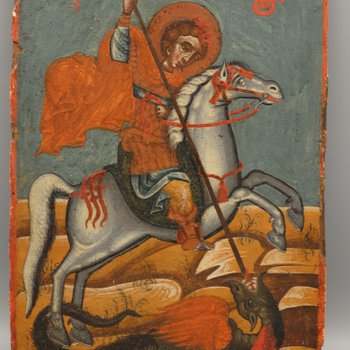Icon of Saint George and the Dragon