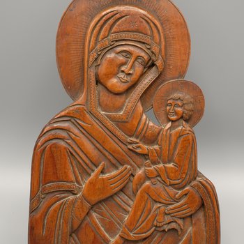 Icon of the Tichvine Virgin