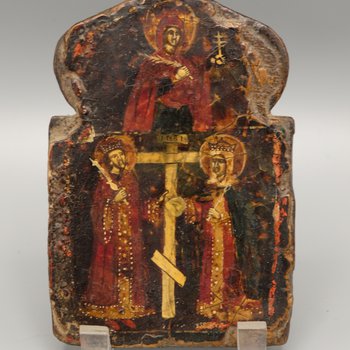 Icon with Saints Constantine and Helena