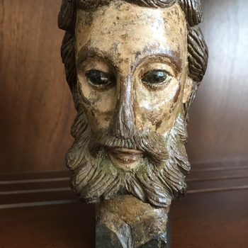 Wooden Head of Christ