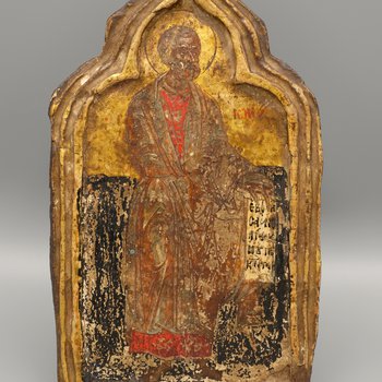 Two-Sided Icon with Saint John and Archangel