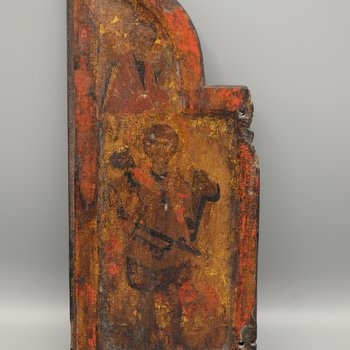 Triptych Wing with a Warrior Saint