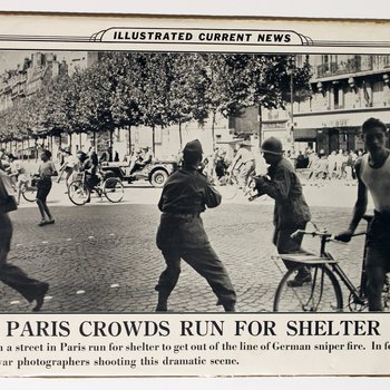 Paris Crowds Run for Shelter