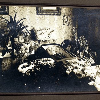 Funerary photographs (2 copies of one photograph)
