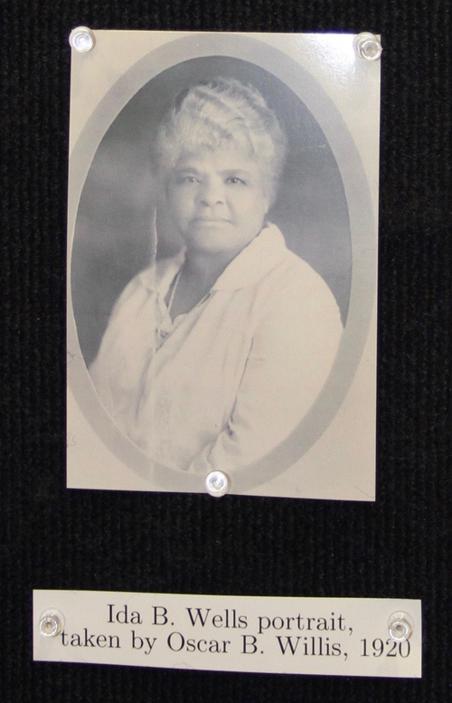 portrait of Ida B. Wells by Oscar B. Willis, 1920