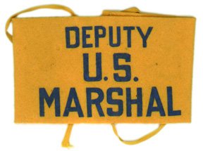Deputy U.S. Marshal armband, 1962